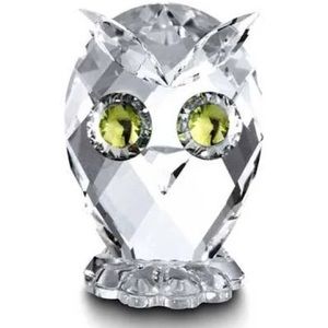 Swarovski, Miniature Owl, Reference #010014. Dimensions: 1 1/2 x 1" inches